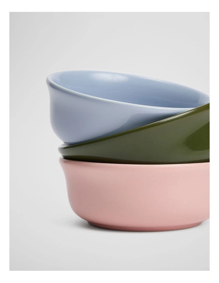 Pyrn Dip Bowl Set Of 3 in Multi image 2