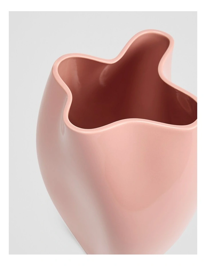 Phoebe Med Vase in Pink Clay image 2
