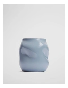 Renee Small Porcelain Vase in Ciel Blue