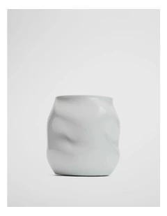 Renee Small Porcelain Vase in Snow