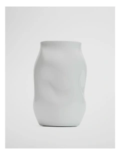 Renee Medium Porcelain Vase in Snow