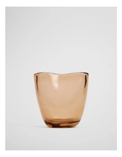 Lina Small Glass Vase in Beige