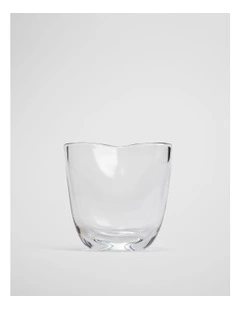 Lina Small Glass Vase in Clear