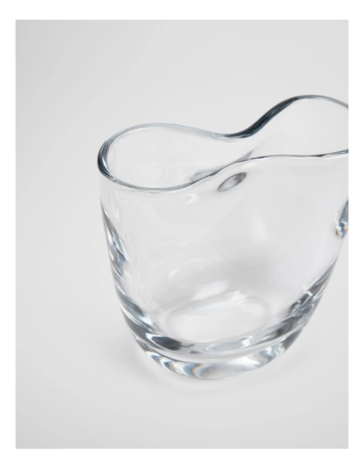 Lina Small Glass Vase in Clear image 2
