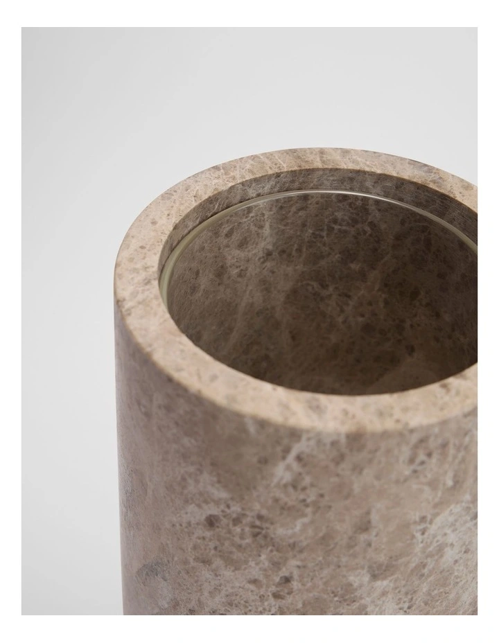 Mel Marble Vase in Coffee image 3