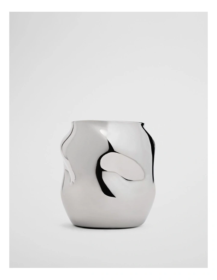 Renee Small Silver Vase in Silver image 1
