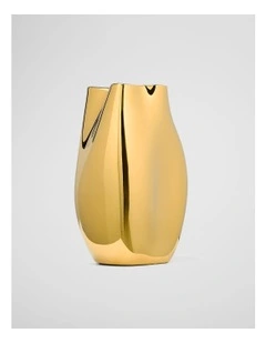 Phoebe Brass Medium Vase in Brass