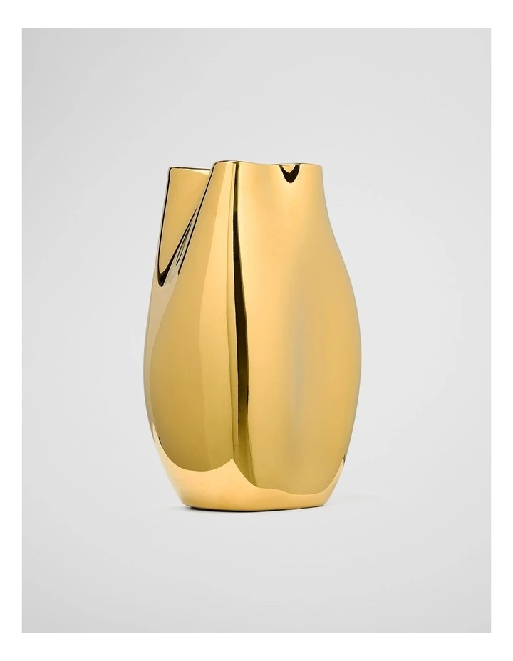 Phoebe Brass Medium Vase in Brass image 1
