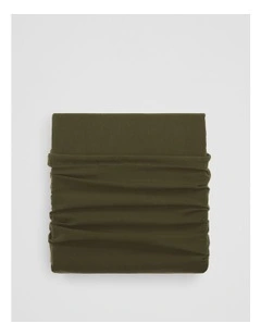 Brae Australian Cotton King Quilt Cover in Dark Olive