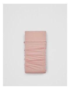 Brae Australian Cotton Queen Flat Sheet in Pink Clay