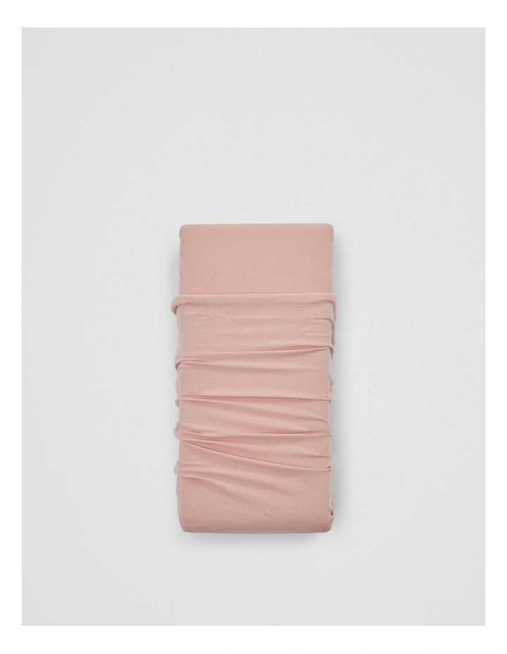 Brae Australian Cotton Queen Flat Sheet in Pink Clay image 1