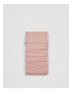 Brae Australian Cotton King Fitted Sheet in Pink Clay