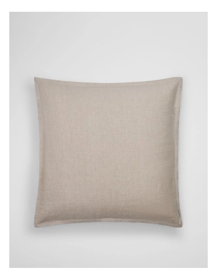 Skye Organically Grown Linen European Pillowcase in Natural image 1