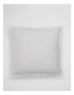 Skye Organically Grown Linen European Pillowcase in Snow