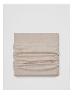 Skye Organically Grown Linen King Quilt Cover in Natural