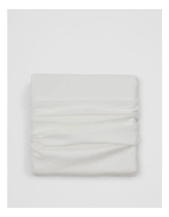 Skye Organically Grown Linen King Quilt Cover in Snow