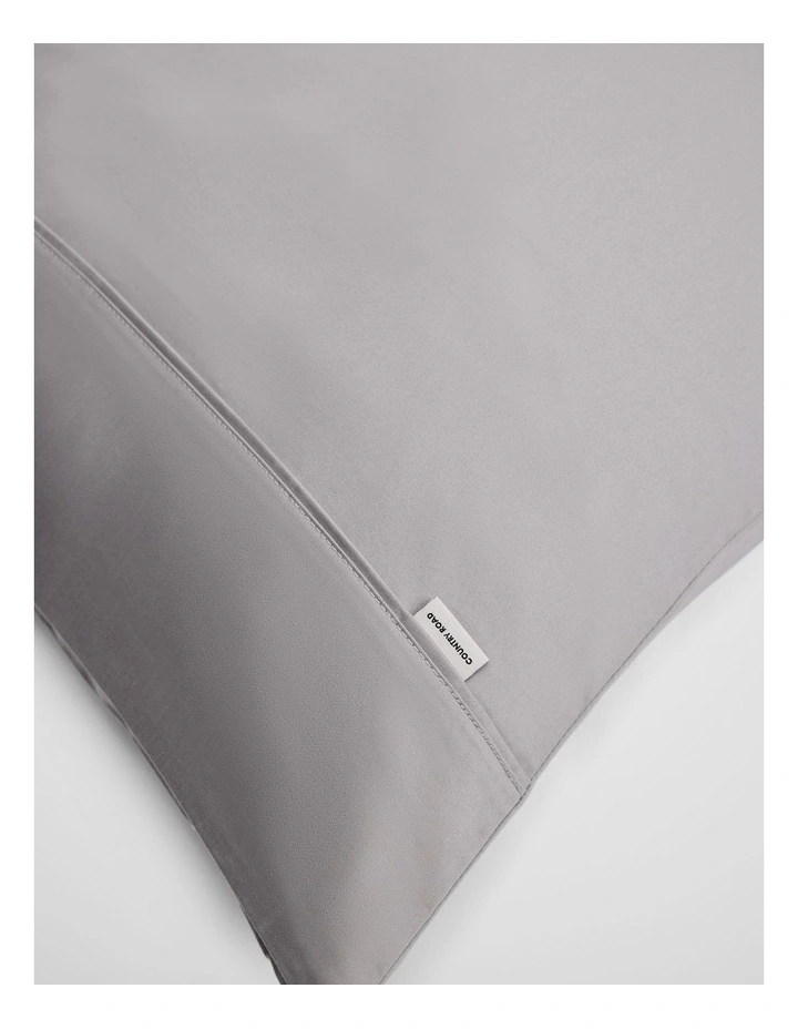 Heron Standard Pillowcase Pair in Silver image 2
