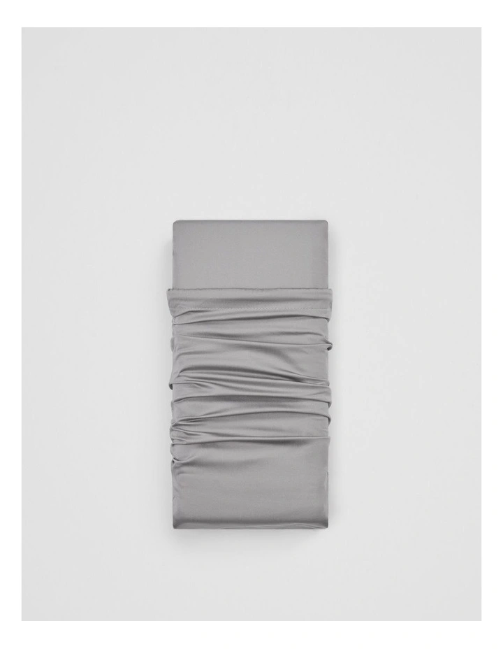 Heron Queen Fitted Sheet in Silver image 2