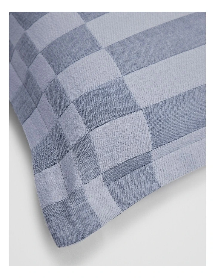 Marlo Organically Grown Cotton Standard Pillowcase Pair in Ciel Blue image 3