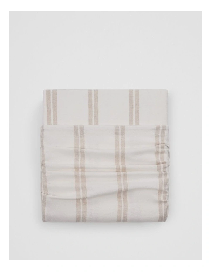 Lea King Quilt Cover in Natural image 1