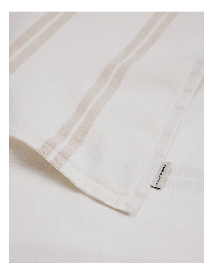 Lea King Quilt Cover in Natural image 2