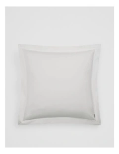 Heron Organically Grown Cotton European Pillowcase in Snow