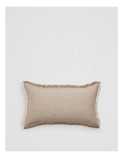 Grove Organically Grown Linen Cushion 35x60 in Natural