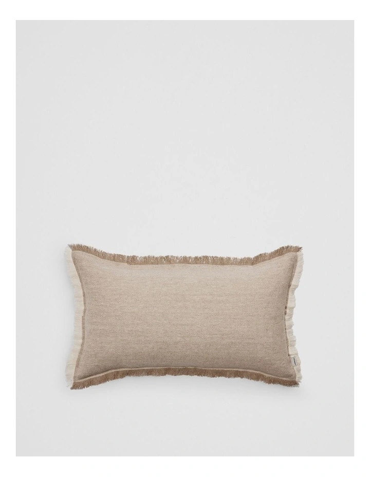 Grove Organically Grown Linen Cushion 35x60 in Natural image 1
