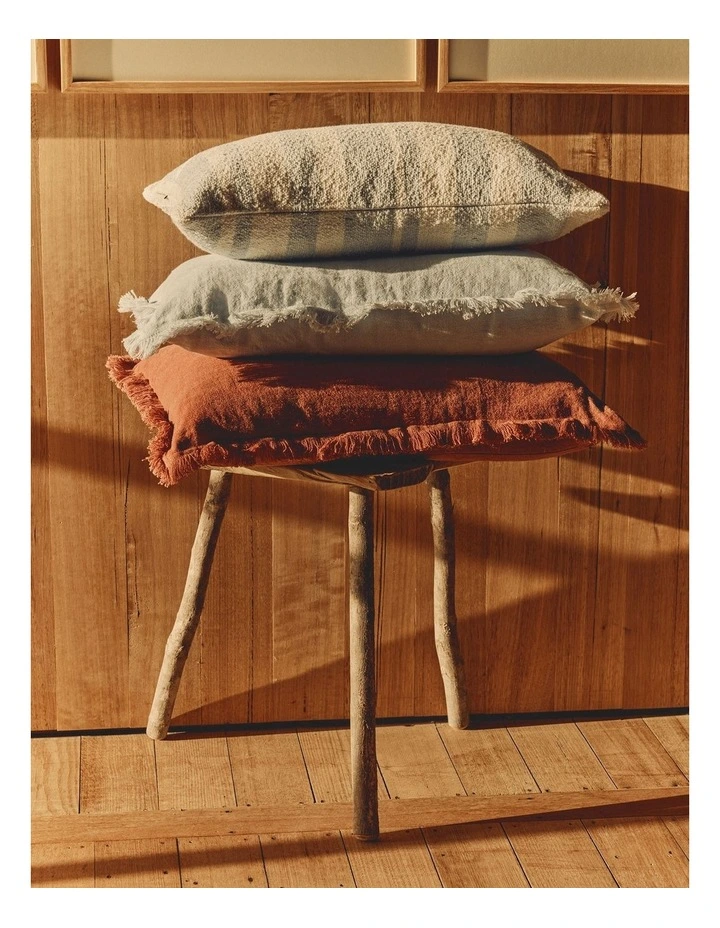 Grove Organically Grown Linen Cushion 35x60 in Marsala image 2