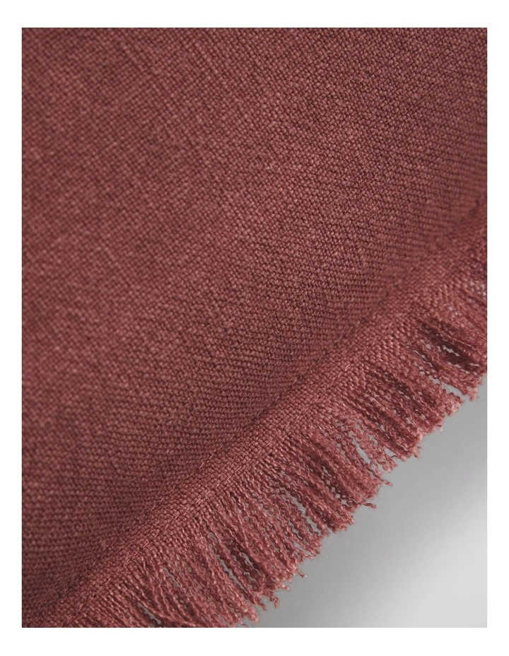 Grove Organically Grown Linen Cushion 35x60 in Marsala image 3