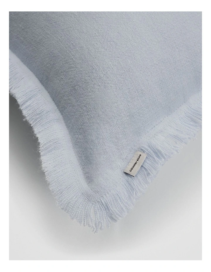 Grove Organically Grown Linen Cushion 35x60 in Ciel Blue image 3