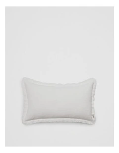 Grove Organically Grown Linen Cushion 35x60 in Snow