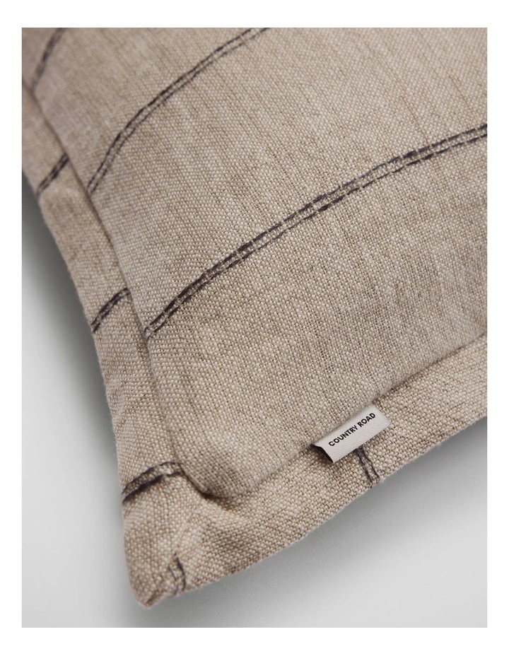 Grove Cushion 60x60 in Natural Stripe image 2