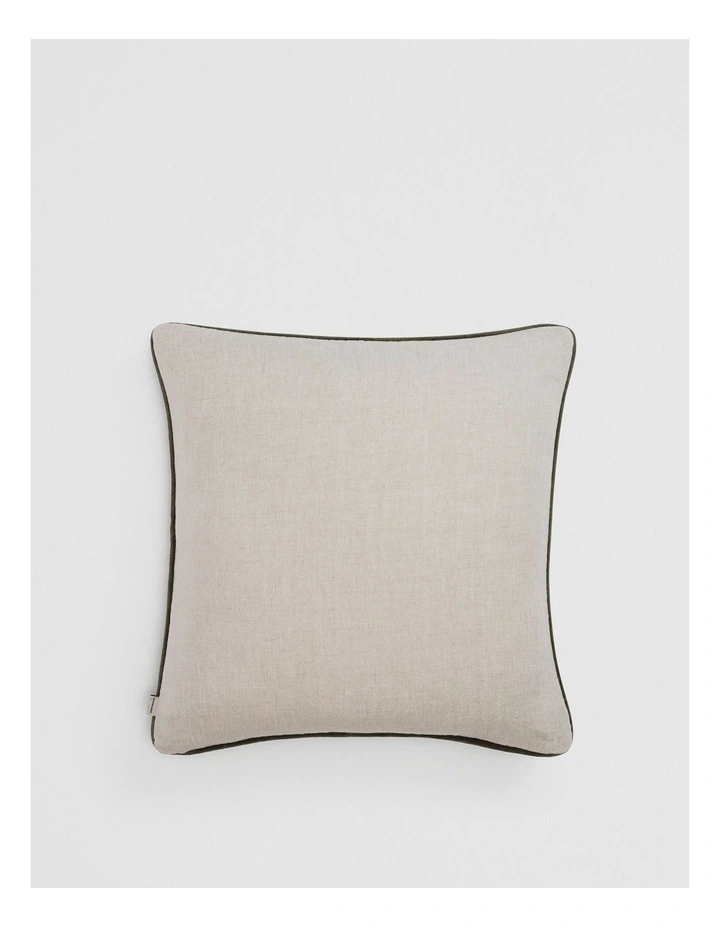 Camille Cushion 55x55 in Dark Olive image 3
