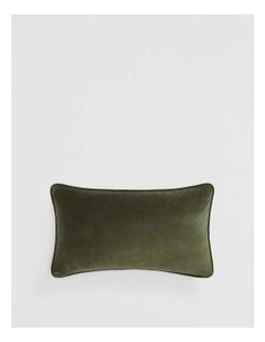 Camille Cushion 35x60 in Dark Olive
