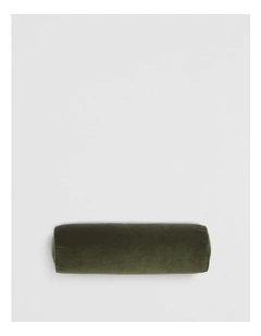 Camille Cushion in Dark Olive
