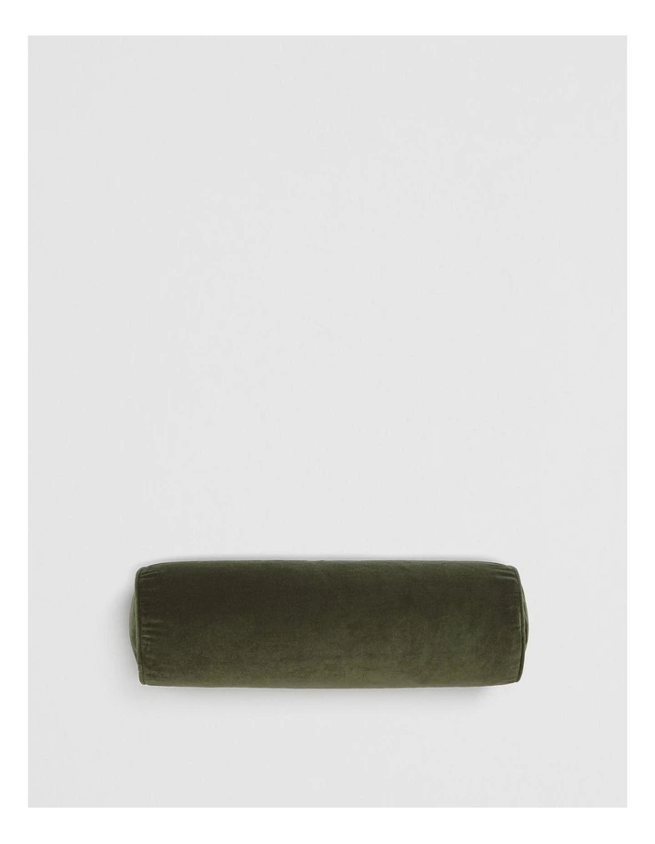 Camille Cushion in Dark Olive image 1