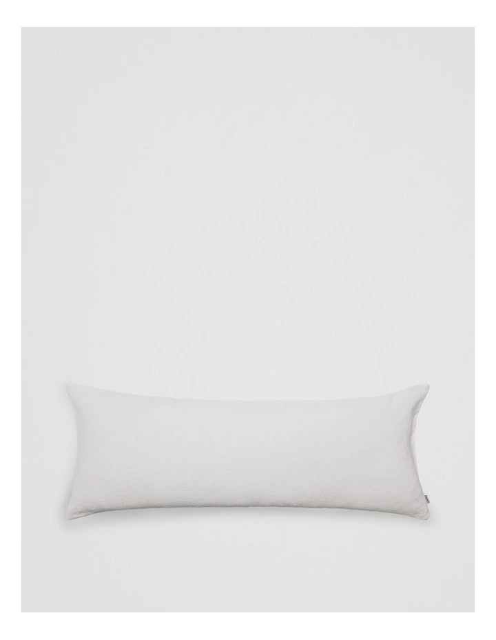 Grove Organically Grown Linen Cushion 40x100cm in Snow image 1