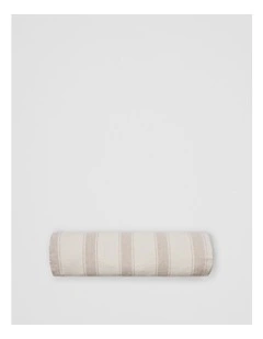 Ines 65x18x18 Cushion in Natural Stripe