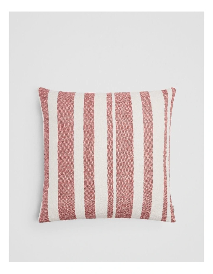 Margo Organically Grown Cotton 60x60 Cushion in Marsala image 1