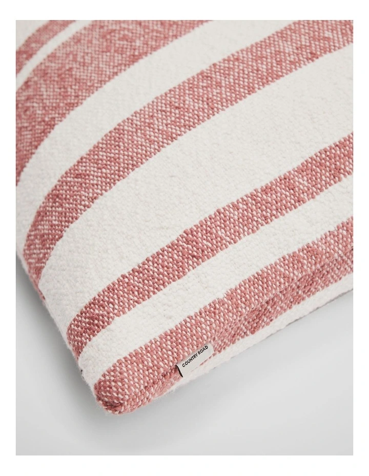 Margo Organically Grown Cotton 60x60 Cushion in Marsala image 2