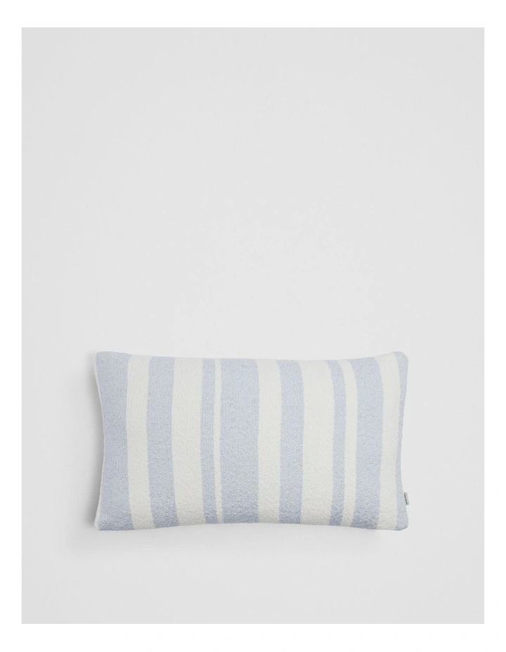 Margo Organically Grown Cotton 35x60 Cushion in Ciel Blue image 1