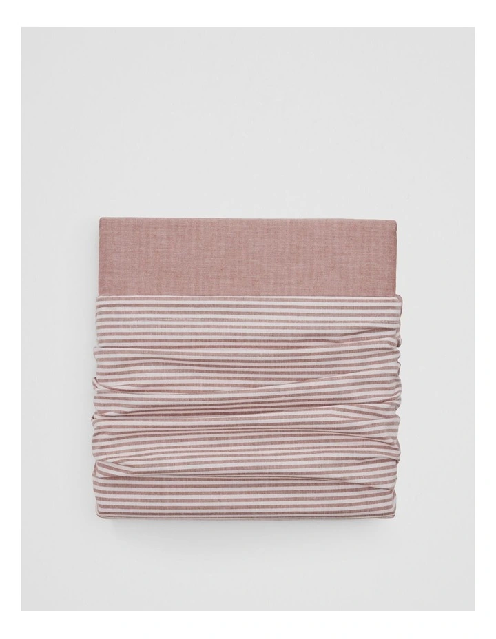 Olli Australian Cotton Single Quilt Cover in Almond image 1