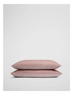 Olli Australian Cotton Standard Pillowcase Pair in Almond