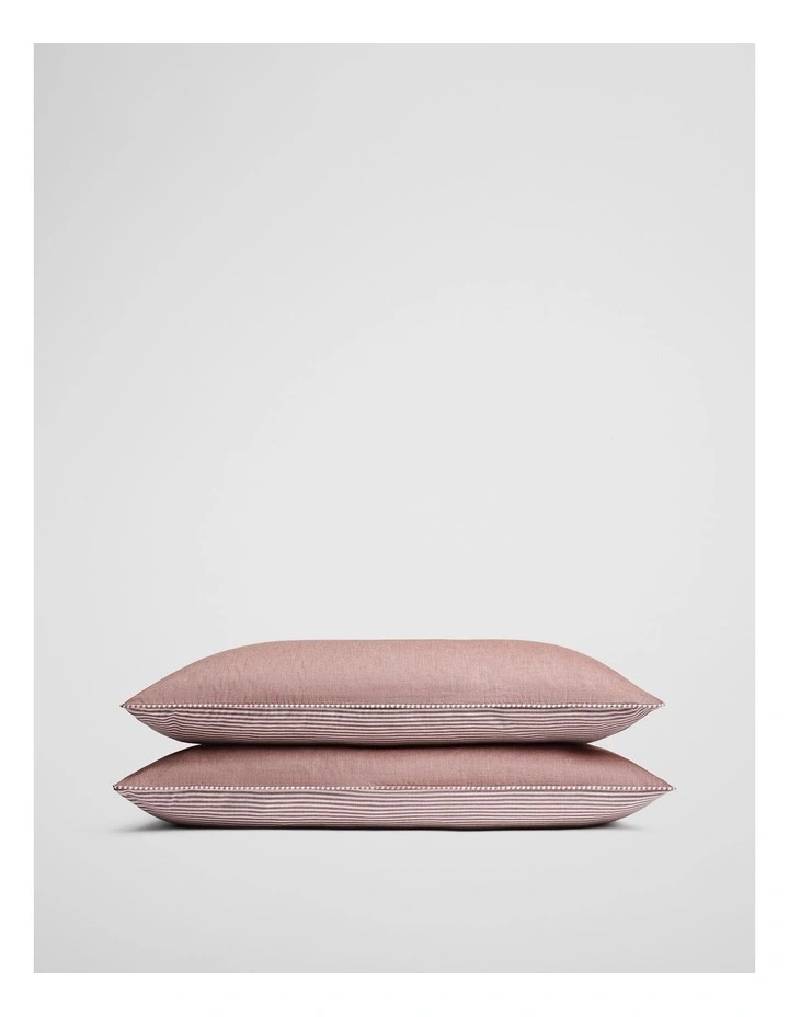 Olli Australian Cotton Standard Pillowcase Pair in Almond image 1