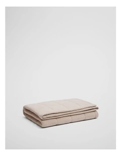 Lili Organically Grown Cotton Cot Quilt Cover in Biscuit