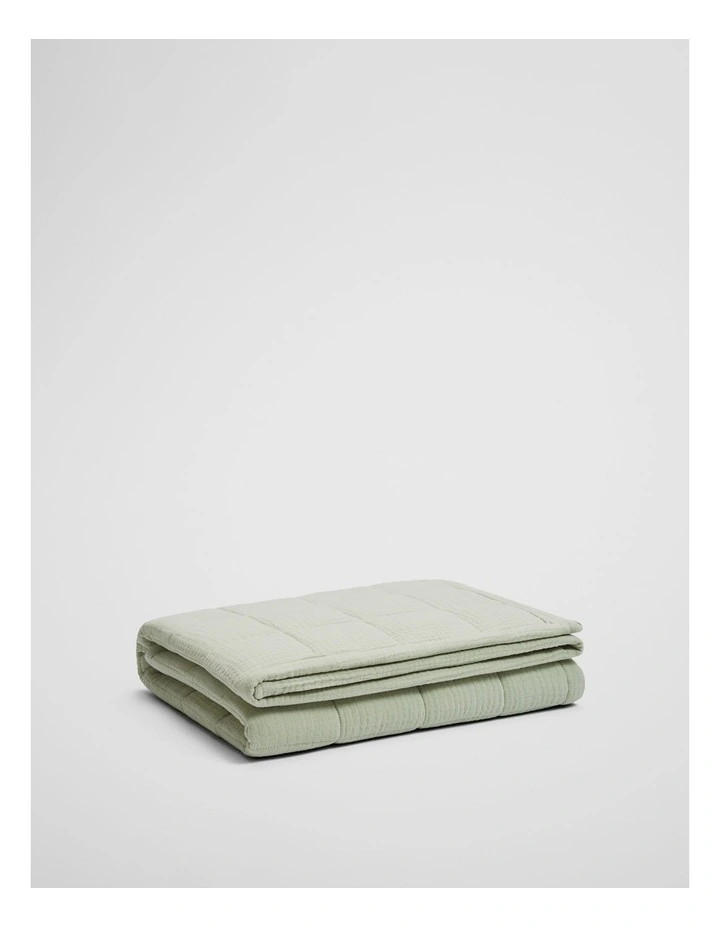 Lili Organically Grown Cotton Cot Quilt Cover in Pear image 1