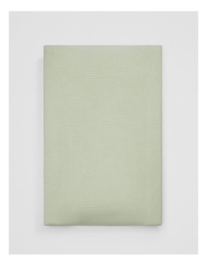Lili Organically Grown Cotton Change Cover in Pear image 1