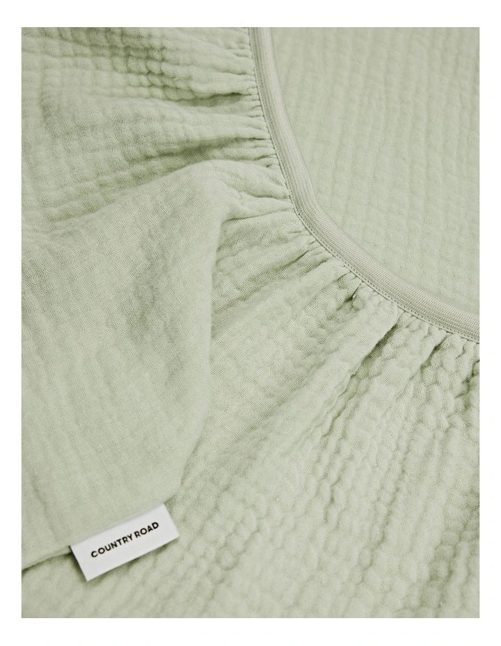 Lili Organically Grown Cotton Change Cover in Pear image 2