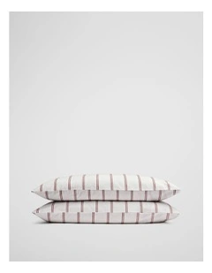 Goldie Standard Pillowcase Pair in Almond
